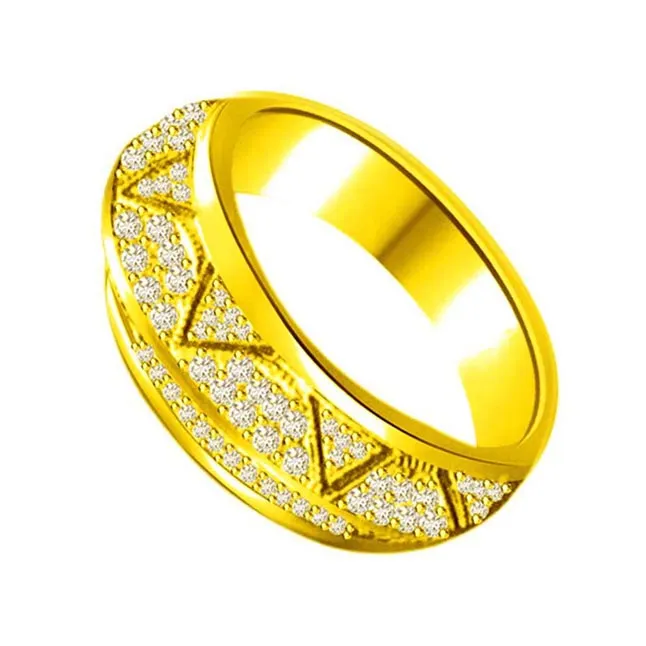 Classic Real Diamond 18kt Gold Ring (SDR1224)