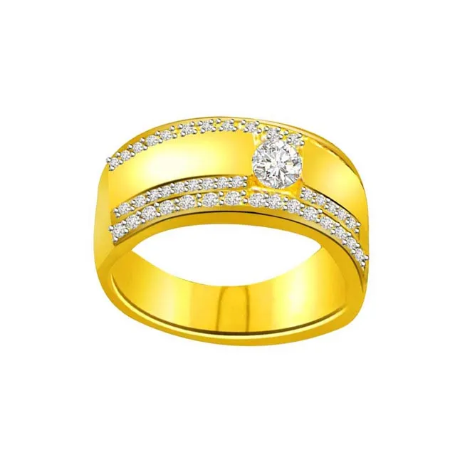 0.30cts Real Diamond 18kt Yellow Gold Ring (SDR1229)