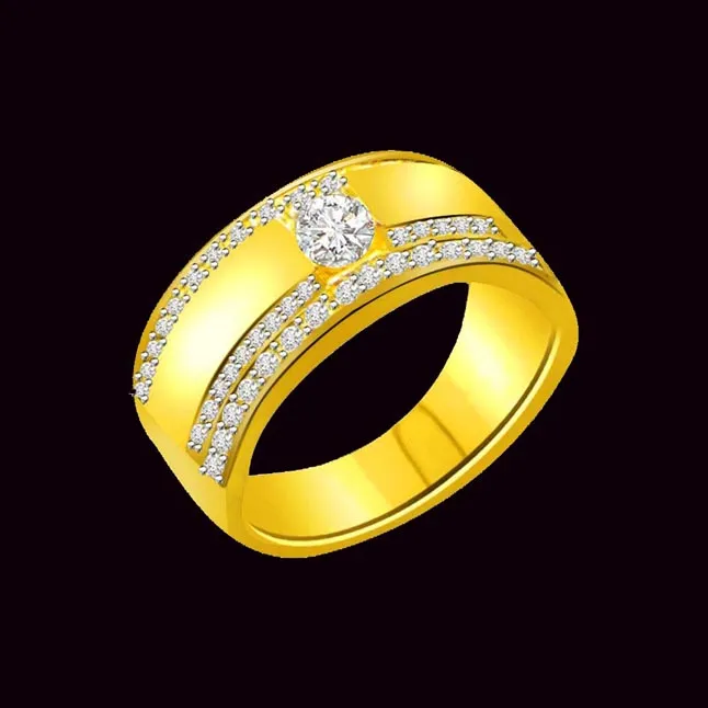 0.30cts Real Diamond 18kt Yellow Gold Ring (SDR1229)