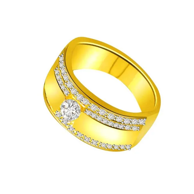 0.30cts Real Diamond 18kt Yellow Gold Ring (SDR1229)