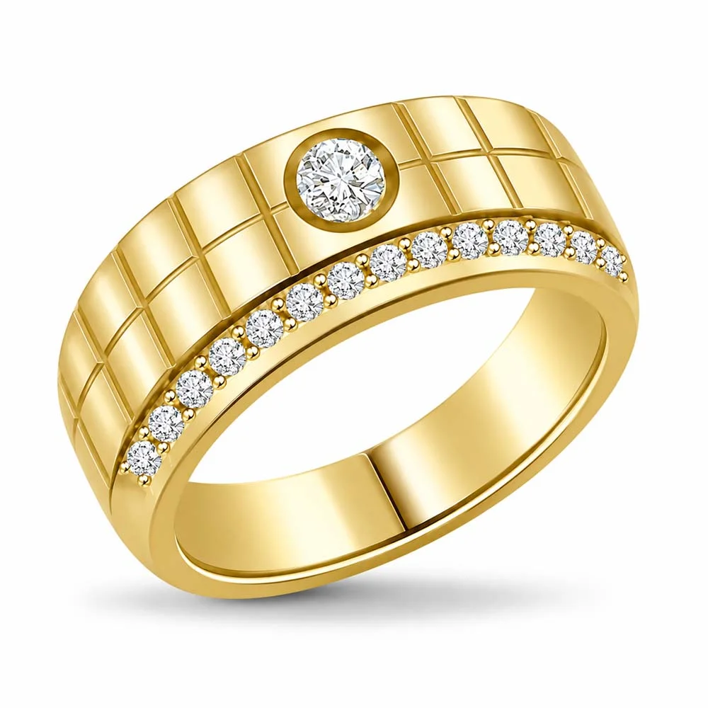 0.40cts Diamond 18kt Yellow Gold Ring (SDR1230)