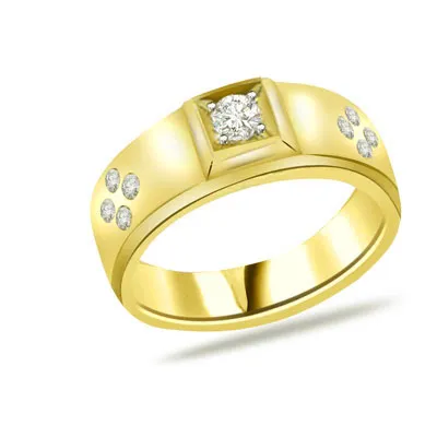 0.45cts Real Diamond 18kt Yellow Gold Ring (SDR1231)