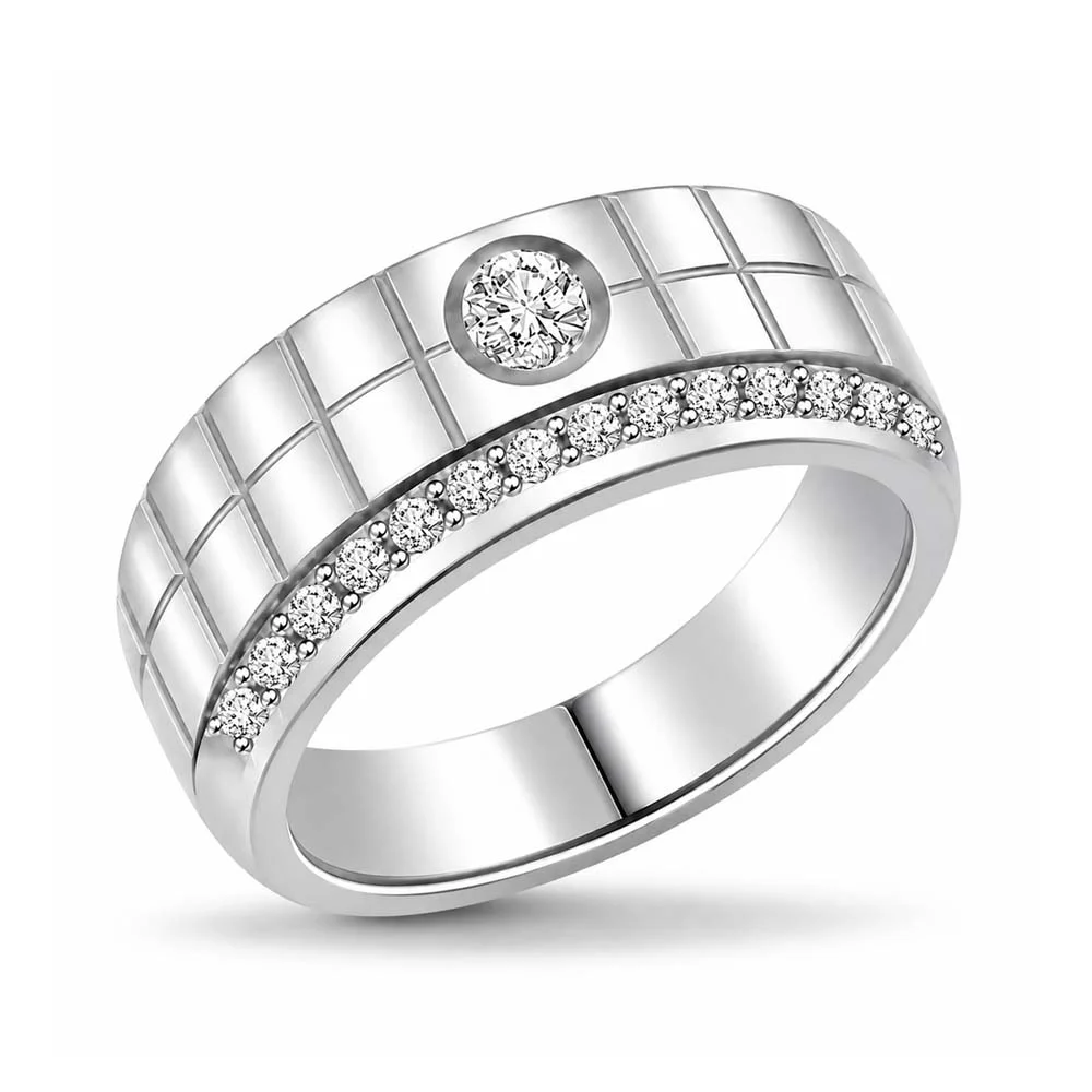 0.36cts Real Diamond 14kt White Gold Ring (SDR1233)