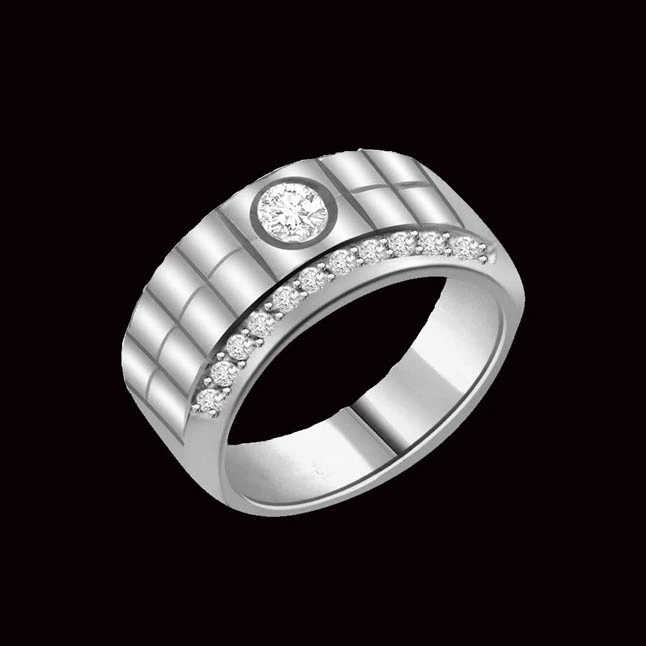 0.36cts Real Diamond 14kt White Gold Ring (SDR1233)