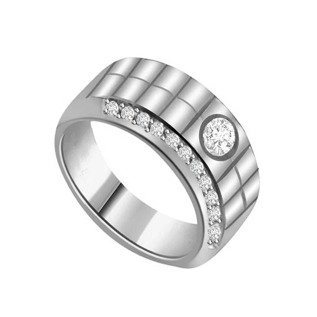 0.36cts Real Diamond 14kt White Gold Ring (SDR1233)