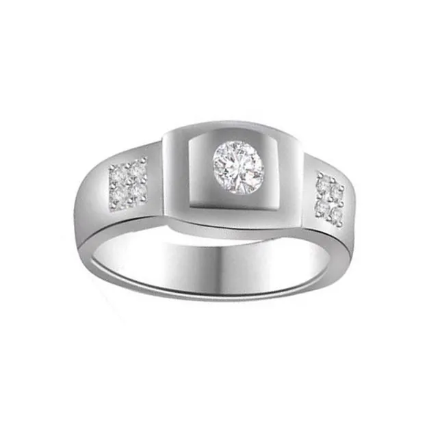 Trendy Diamond 14kt Gold rings SDR1240 -White Yellow Gold rings
