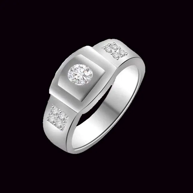 Trendy Diamond 14kt Gold rings SDR1240 -White Yellow Gold rings