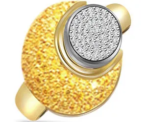 0.20 cts Two Tone Diamond rings -Couture Collection
