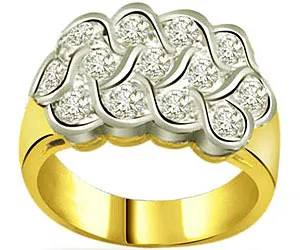 0.30 cts Designer Diamond rings In 18K Gold