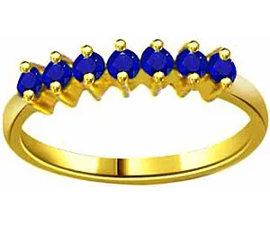 0.21cts Real Blue Sapphire Gold Rings (SDR1291)