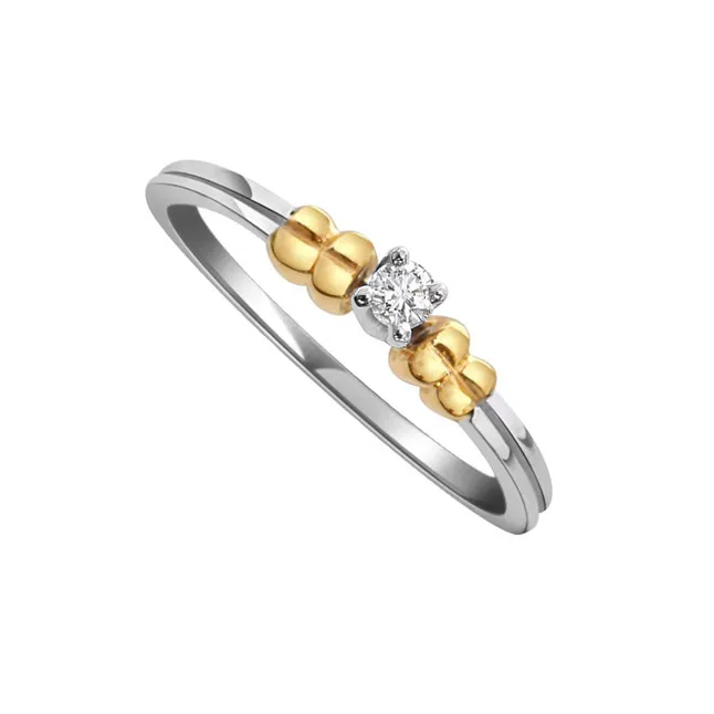 Dual Plated - Real Diamond Ring (SDR130)