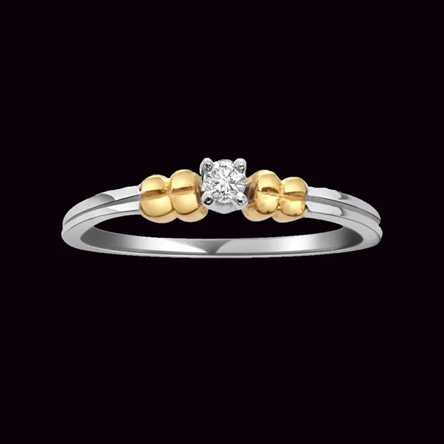 Dual Plated - Real Diamond Ring (SDR130)