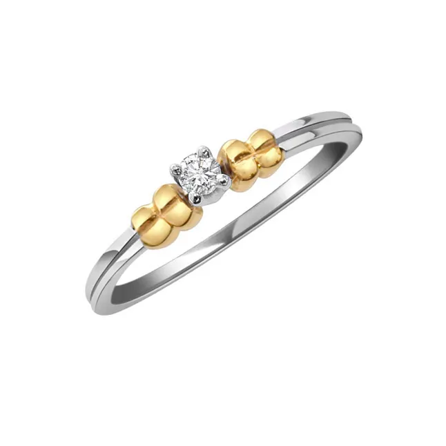 Dual Plated - Real Diamond Ring (SDR130)