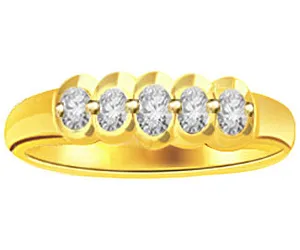 0.15cts Real Diamond 18kt Yellow Gold Ring (SDR1312)