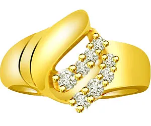 0.20 cts Designer Diamond 18K rings