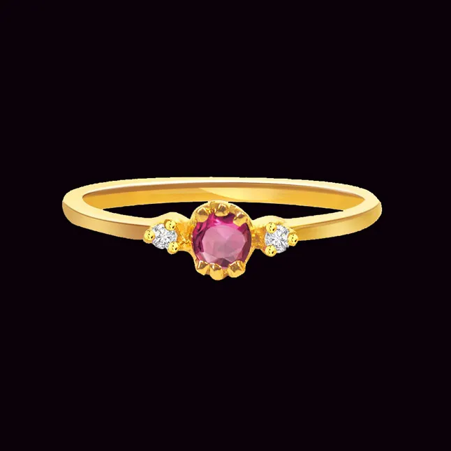 Pink Blushes - Real Diamond Ring (SDR131)