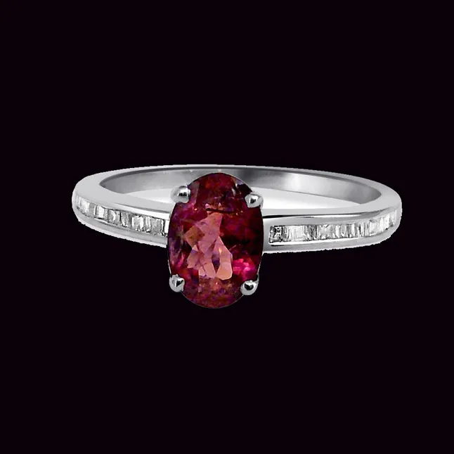 Let The Passion Speak - Real Gemstone & Diamond Ring (SDR134)