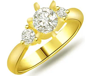 0.30 cts Diamond Solitaire 18K Engagement rings -18k Engagement rings