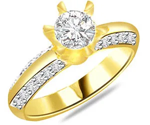 0.32cts Real Diamond 18K Engagement Ring (SDR1359)