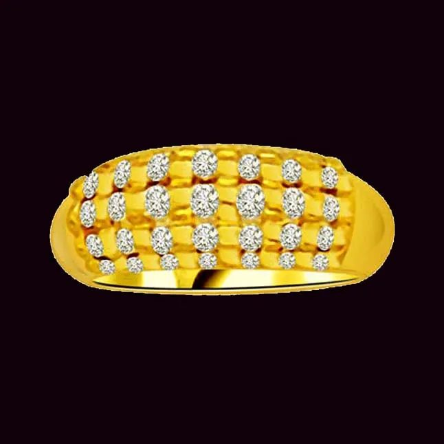 0.42cts VS Half Eternity Band in 18k Gold (SDR1370)