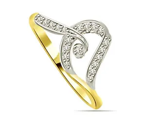 0.08 cts Designer Real Diamond Ring (SDR1396)