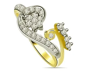 0.20 cts Designer Real Diamond Ring (SDR1398)