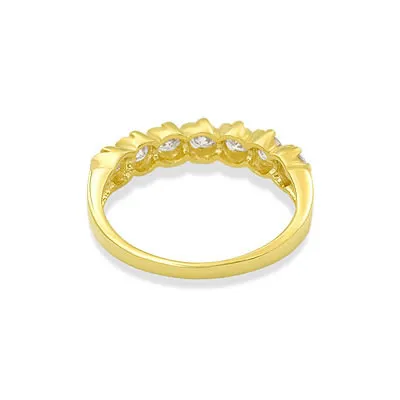 Special Occasions - Real Diamond 18kt Yellow Gold Eternity Rings (SDR143)