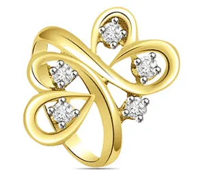 0.25 cts Diamond Designer rings
