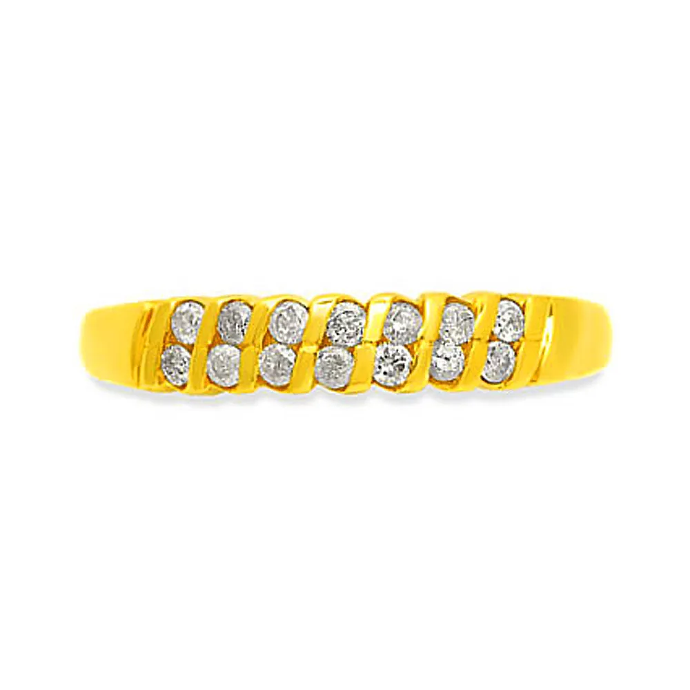 Simple. Strong. Sensible -Yellow Gold Eternity rings
