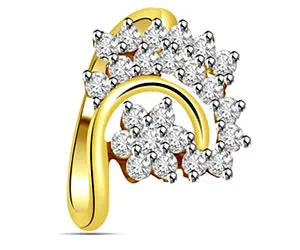 0.30cts Flower Shaped Real Diamond Ring (SDR1511)