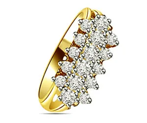 0.32cts Diamond rings -Yellow Gold Eternity rings
