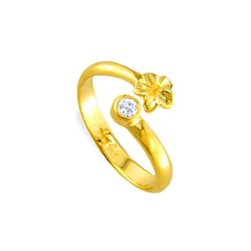 Knot Again - Real Diamond 18k Engagement Rings (SDR153)