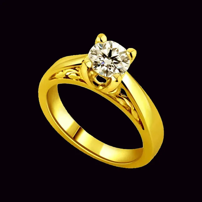 She Loves Me. She Loves Me Not - Real Diamond Ring (SDR154)