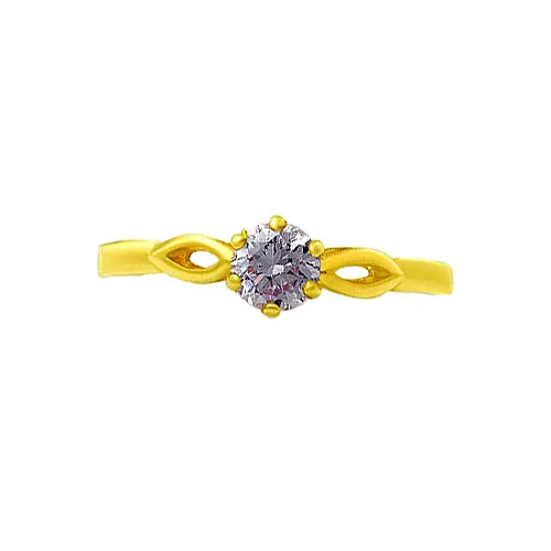 Wishes Come True - Real Diamond 18k Engagement Ring (SDR155)