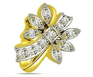 0.40cts Flower Shaped Diamond Ring (SDR1575)