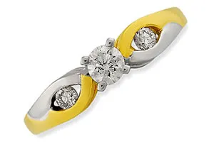 Believe In You -White Yellow Gold rings