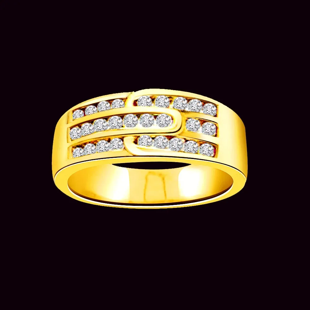 0.50 cts Diamond Gold Eternity rings -Yellow Gold Eternity rings