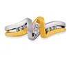 A Woman of Substance -White Yellow Gold rings