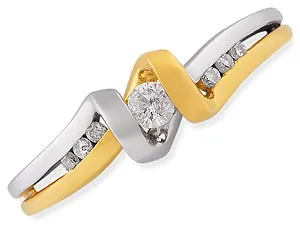 A Woman of Substance -White Yellow Gold rings