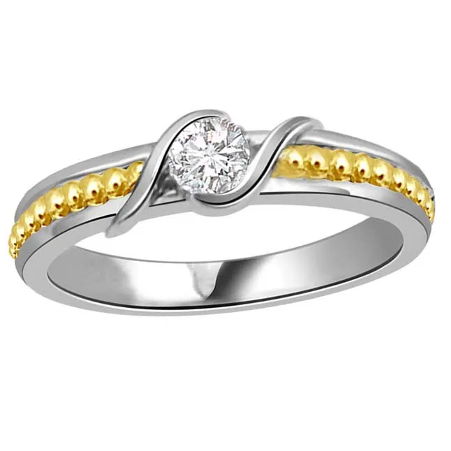 0.05cts Solitaire Real Diamond 18K Engagement Ring (SDR1610)