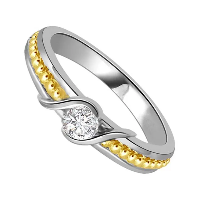 0.05cts Solitaire Real Diamond 18K Engagement Ring (SDR1610)