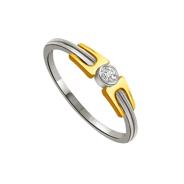 0.05cts Solitaire Real Diamond 18K Engagement Ring (SDR1614)