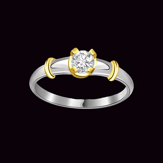 0.10cts Real Diamond Solitaire 18kt Engagement Ring (SDR1638)