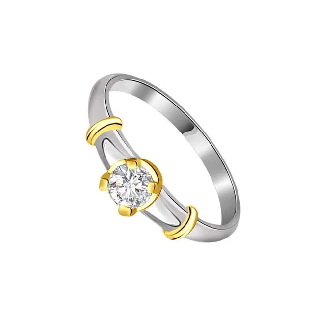 0.10cts Real Diamond Solitaire 18kt Engagement Ring (SDR1638)