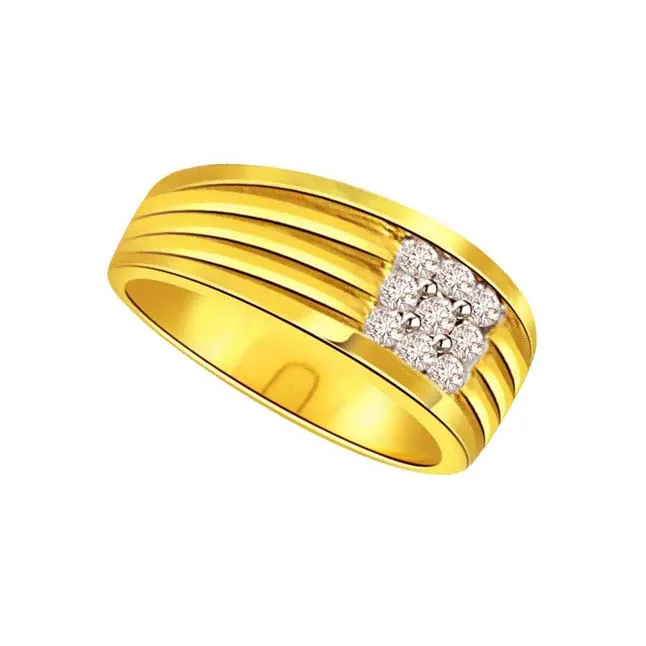 0.25cts Real Diamond 18kt Gold Men's Ring (SDR1662)