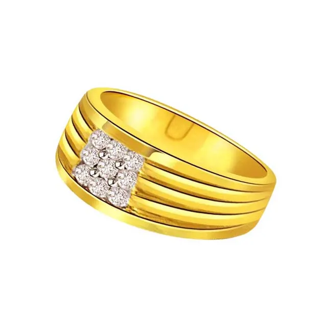 0.25cts Real Diamond 18kt Gold Men's Ring (SDR1662)
