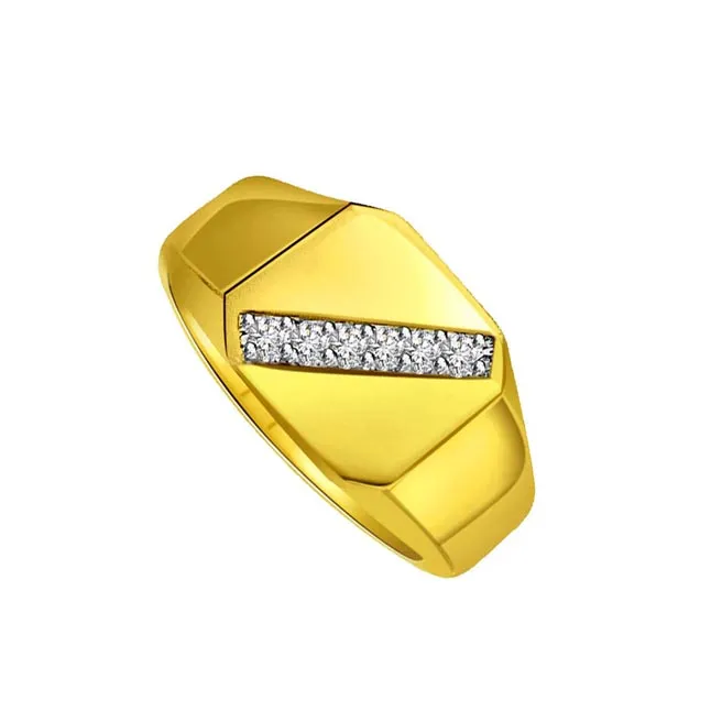 0.18cts Real Diamond 18kt Men's Ring (SDR1664)