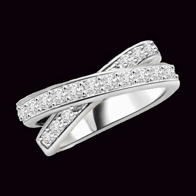 Real Diamond Eternity Ring in 14kt White Gold (SDR1686)