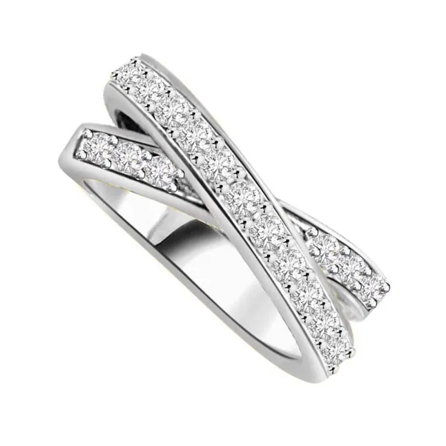 Diamond Eternity Ring in 14kt White Gold SDR1686