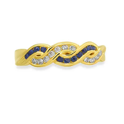 Blue is Bliss -diamond rings| Surat Diamond Jewelry